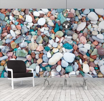 Picture of Sea pebble sea stones background beach rocks